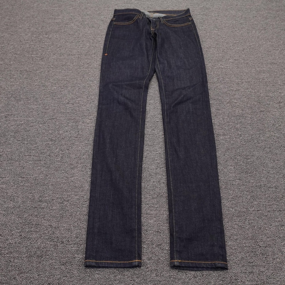Imogene And Willie Lucy Jeans Womens 24R Blue Raw Low Rise Skinny 24x32 USA